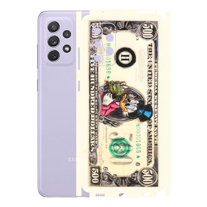 Samsung A/S Series Phone Skins (All Models) - Five Hundred Dollar Duck - Transparent Finish (T-15) Samsung Galaxy A72