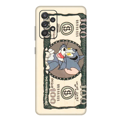 Samsung A/S Series Phone Skins (All Models) - One Hundred Dollar Tom - Transparent Finish (T-16) Samsung Galaxy A72