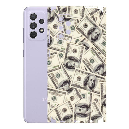 Samsung A/S Series Phone Skins (All Models) - Dollar Lover - Transparent Finish (T-17) Samsung Galaxy A72