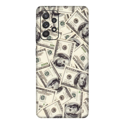 Samsung A/S Series Phone Skins (All Models) - Dollar Lover - Transparent Finish (T-17) Samsung Galaxy A72