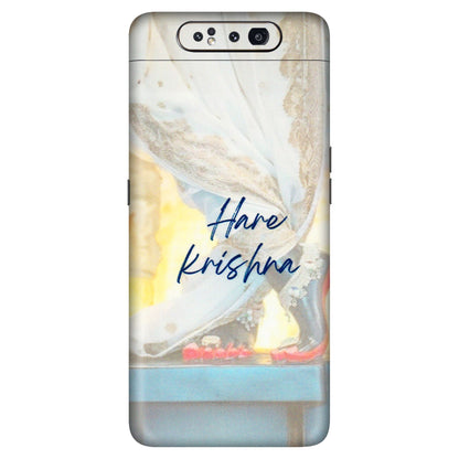 Samsung A/S Series Phone Skins (All Models) - Hare Krishna - 3D Embossed Finish (L-03) Samsung Galaxy A80