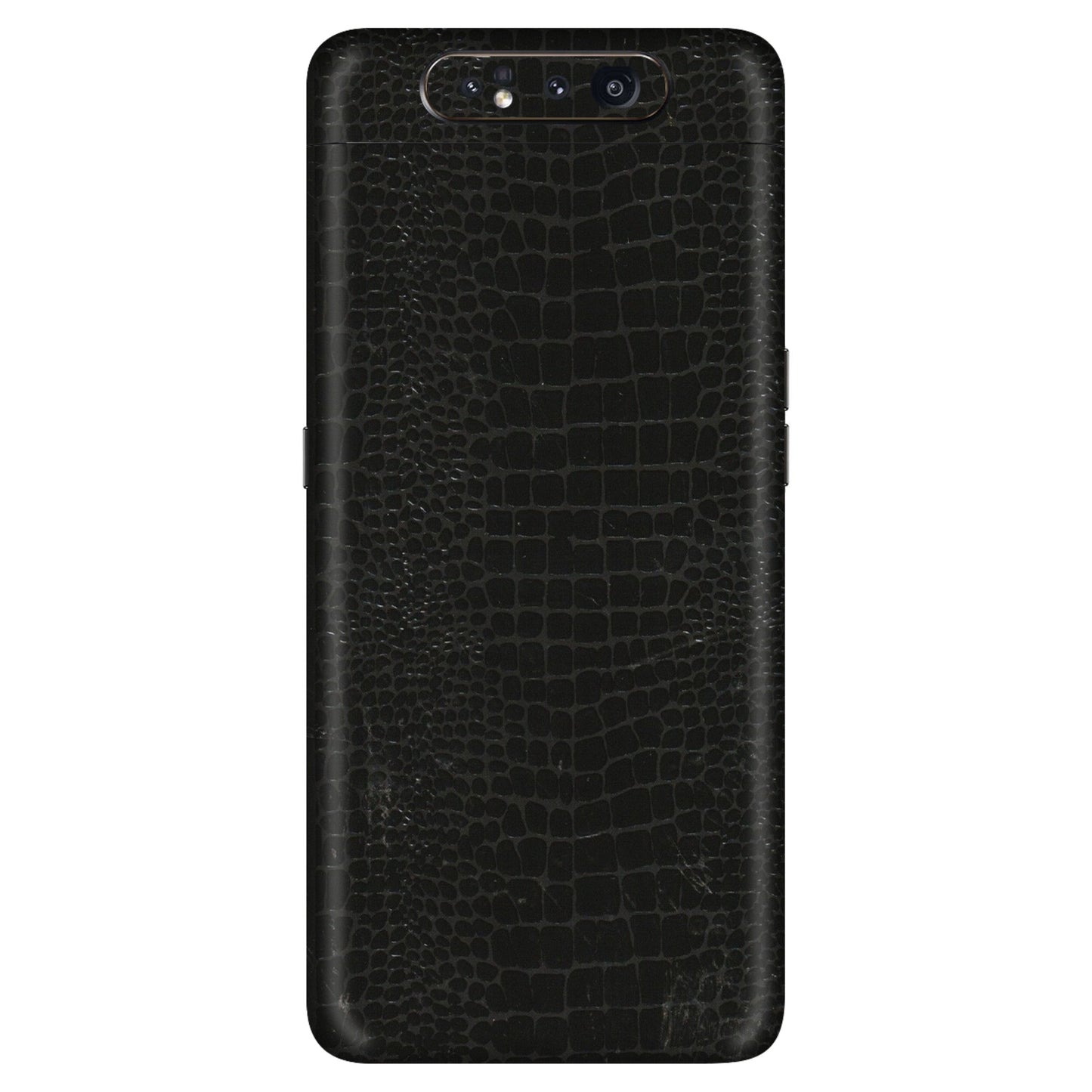Samsung A/S Series Phone Skins (All Models) - Snake Leather Black - 3D Embossed Finish (L-107) Samsung Galaxy A80