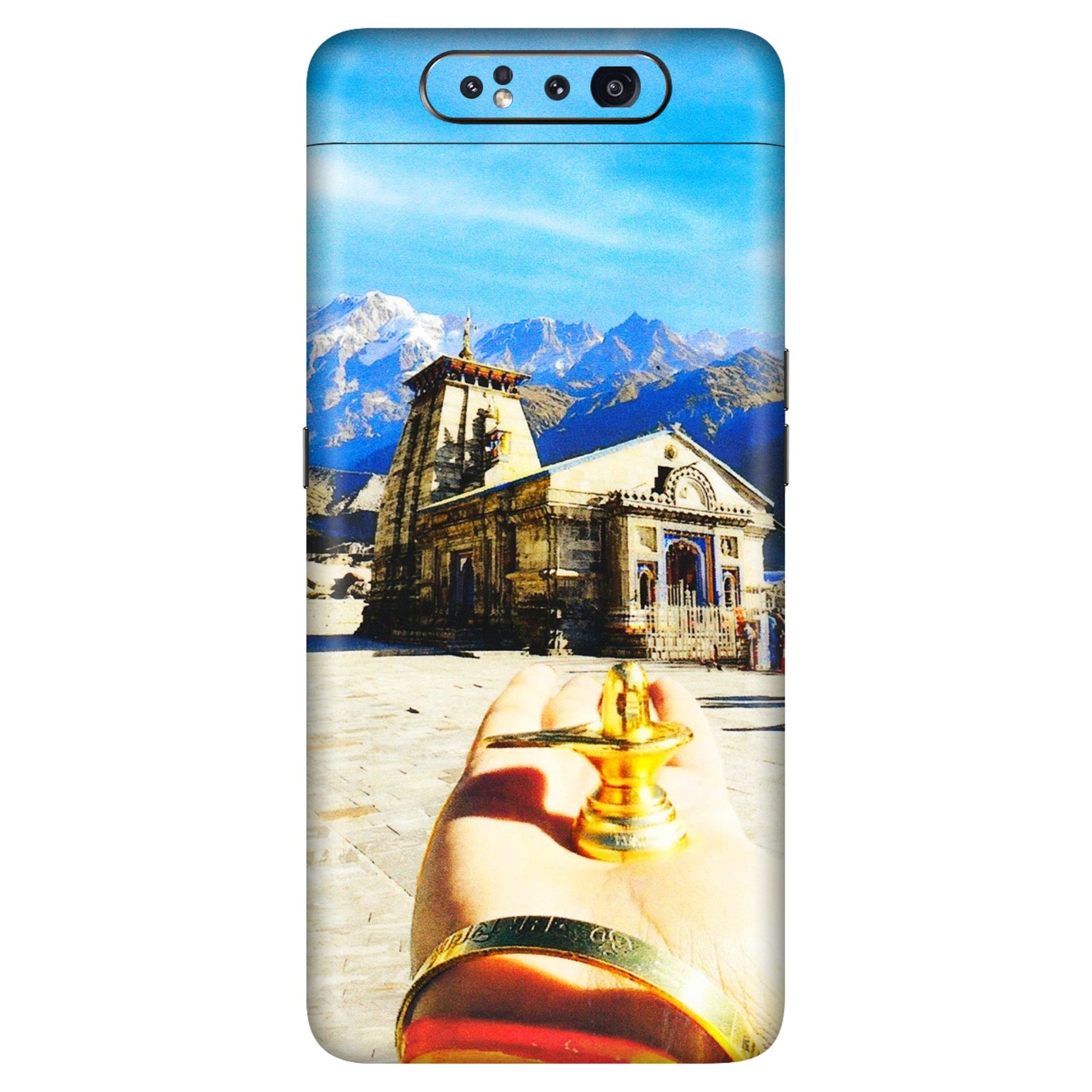 Samsung A/S Series Phone Skins (All Models) - Beauty of Kedarnath - 3D Embossed Finish (L-108) Samsung Galaxy A80
