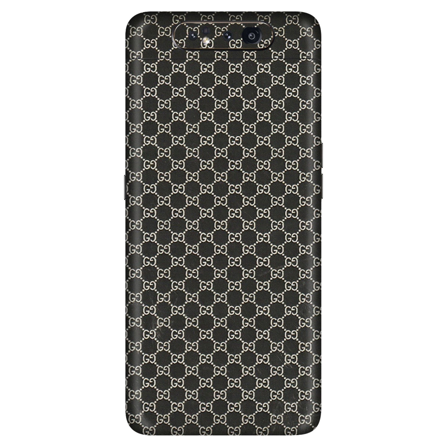 Samsung A/S Series Phone Skins (All Models) - Black G Print - 3D Embossed Finish (L-109) Samsung Galaxy A80