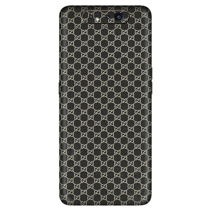 Samsung A/S Series Phone Skins (All Models) - Black G Print - 3D Embossed Finish (L-109) Samsung Galaxy A80