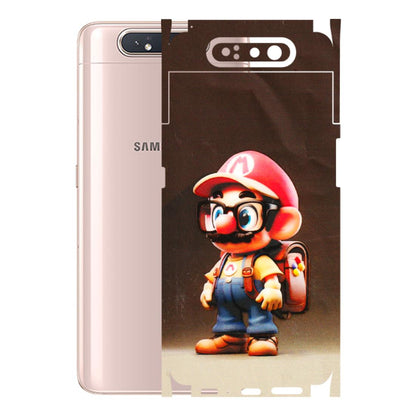 Samsung A/S Series Phone Skins (All Models) - Little Mario - 3D Embossed Finish (L-119) Samsung Galaxy A80