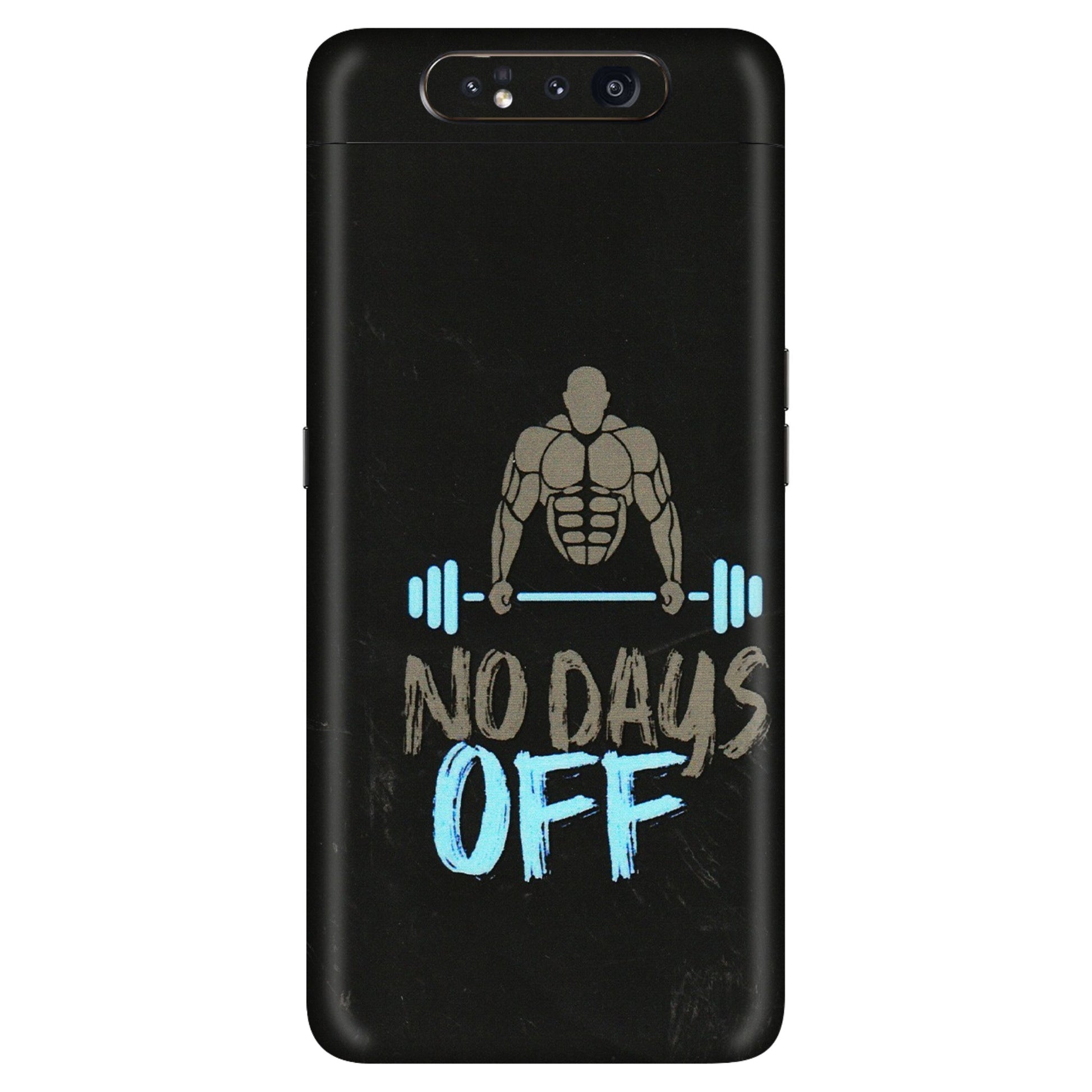 Samsung A/S Series Phone Skins (All Models) - Gym Lover - 3D Embossed Finish (L-127) Samsung Galaxy A80