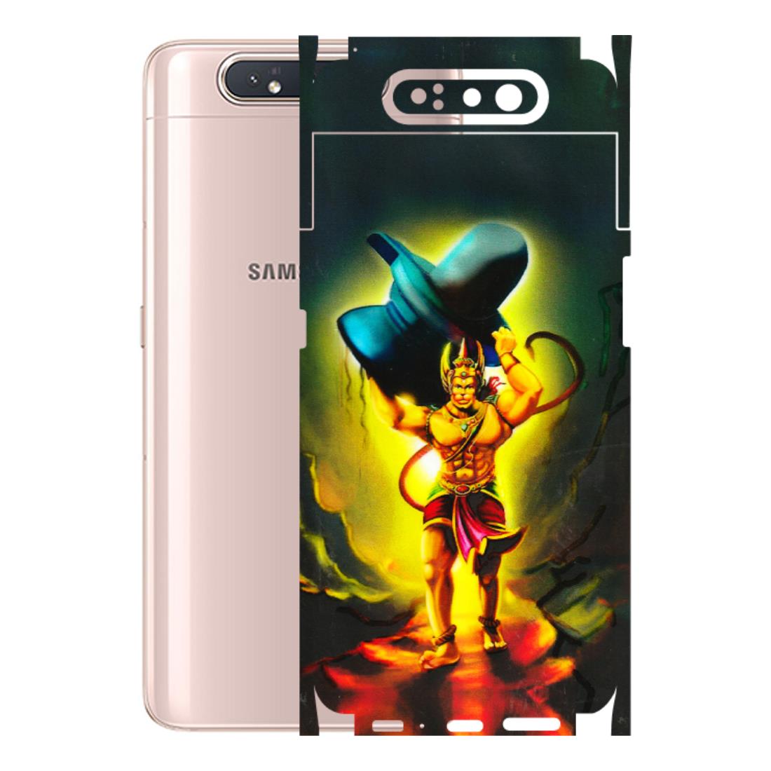 Samsung A/S Series Phone Skins (All Models) - Hanuman Ji - 3D Embossed Finish (L-128) Samsung Galaxy A80