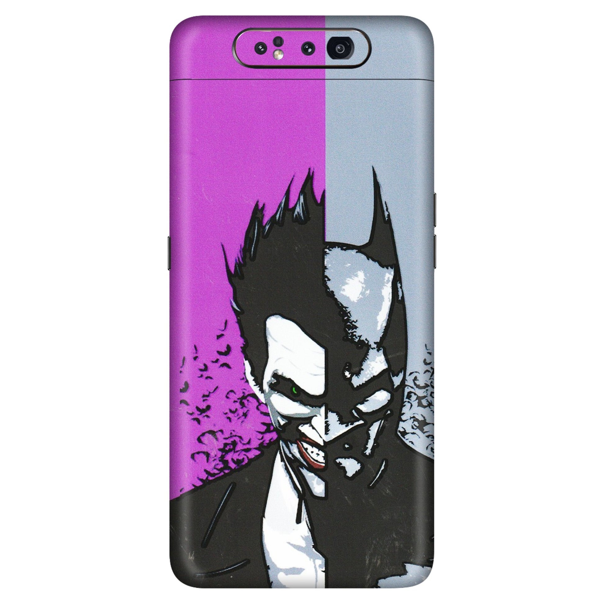 Samsung A/S Series Phone Skins (All Models) - Batman & Joker - 3D Embossed Finish (L-143) Samsung Galaxy A80