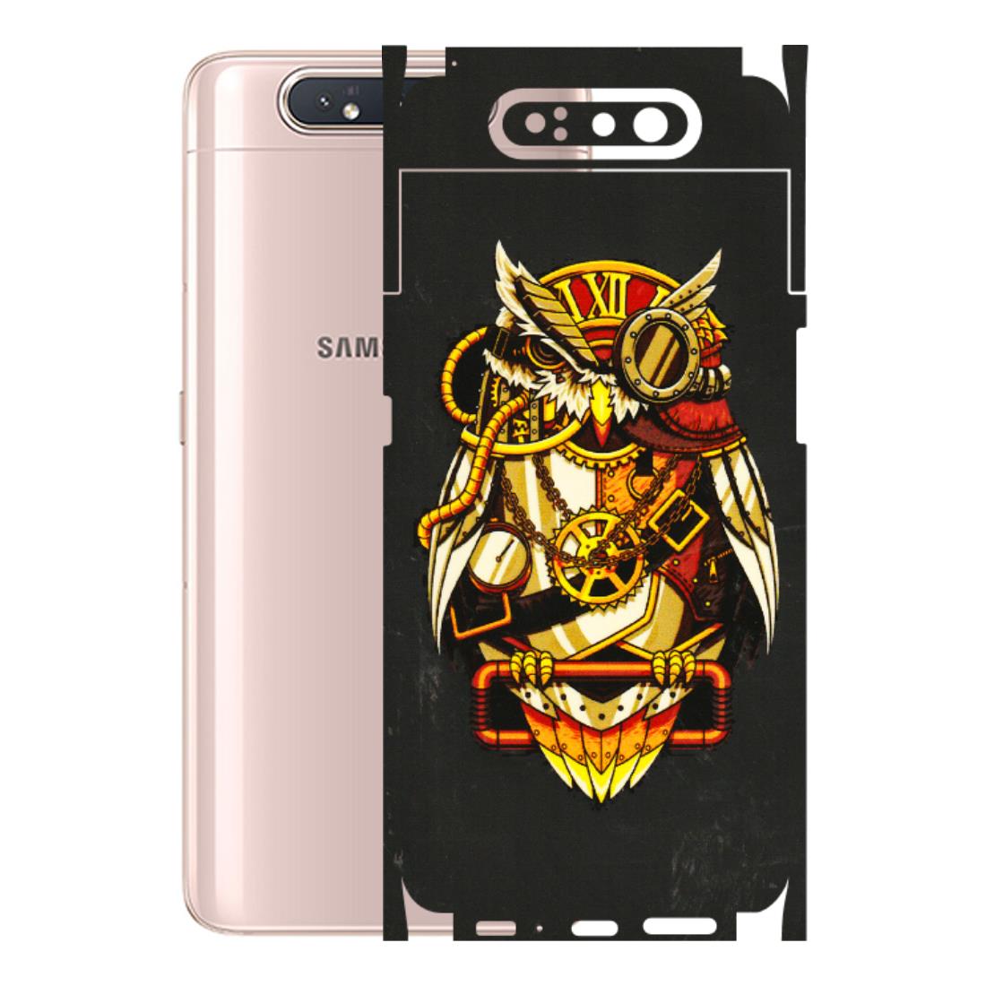 Samsung A/S Series Phone Skins (All Models) - Classy Smart Owl - 3D Embossed Finish (L-144) Samsung Galaxy A80