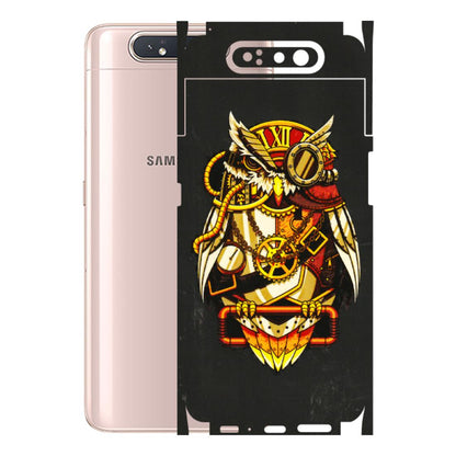 Samsung A/S Series Phone Skins (All Models) - Classy Smart Owl - 3D Embossed Finish (L-144) Samsung Galaxy A80