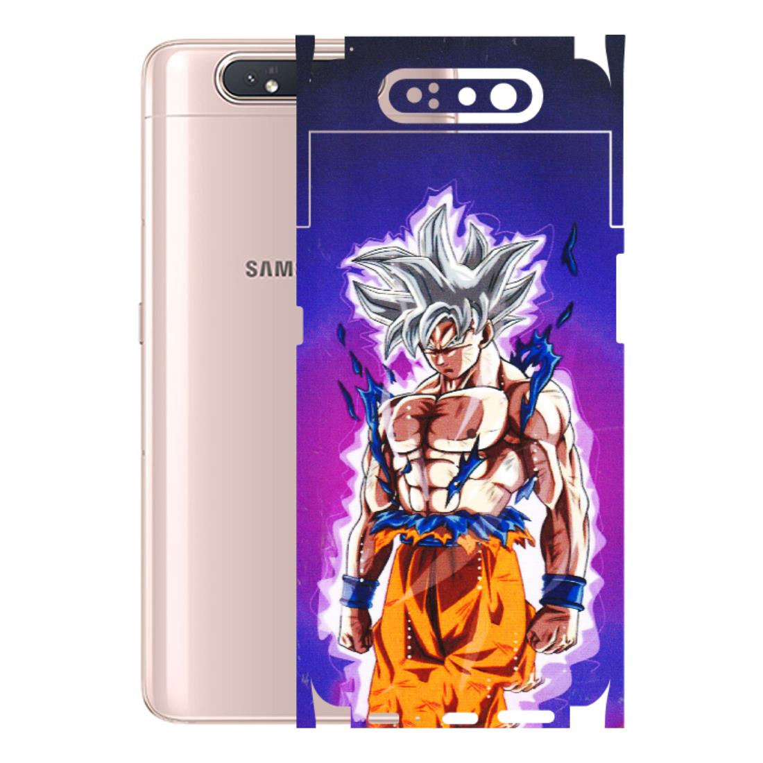 Samsung A/S Series Phone Skins (All Models) - Goku Purple Anime - 3D Embossed Finish (L-147) Samsung Galaxy A80