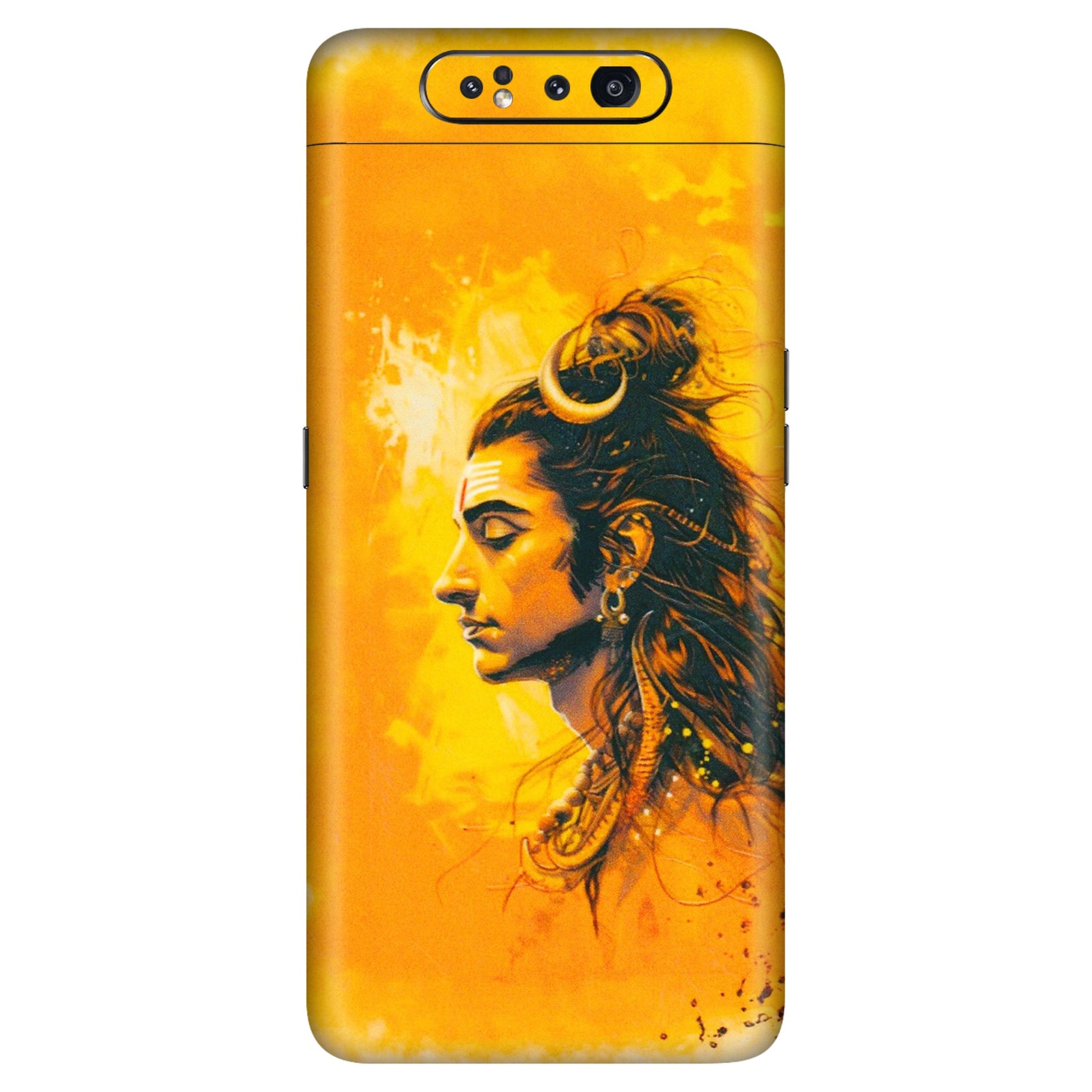 Samsung A/S Series Phone Skins (All Models) - Shiv Shakti - 3D Embossed Finish (L-14) Samsung Galaxy A80