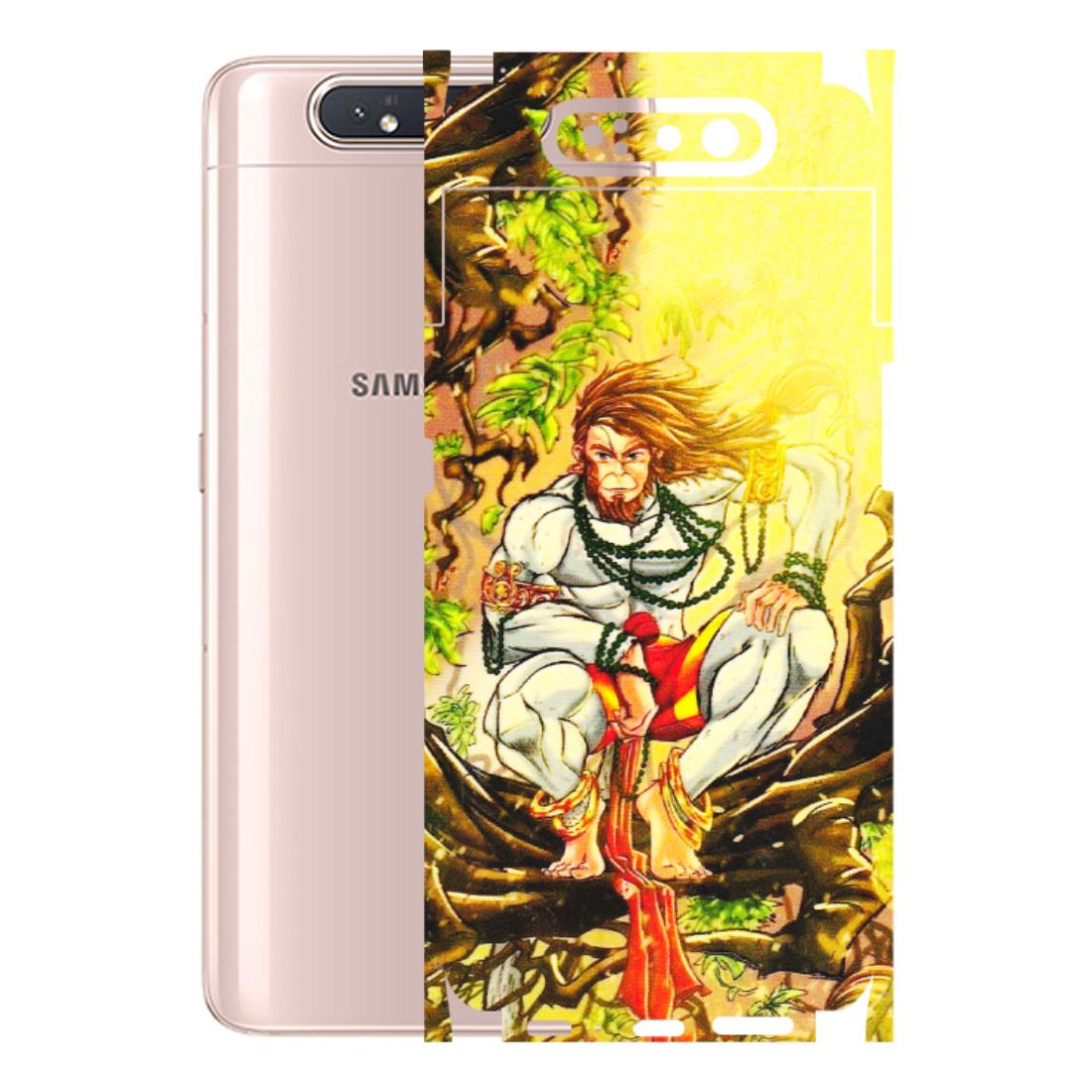 Samsung A/S Series Phone Skins (All Models) - Lord Hanuman - 3D Embossed Finish (L-152) Samsung Galaxy A80