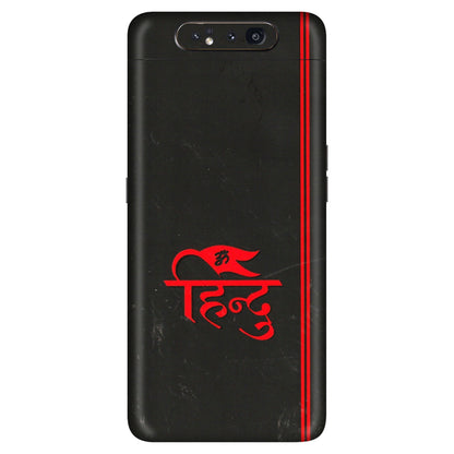 Samsung A/S Series Phone Skins (All Models) - Hindu Black - 3D Embossed Finish (L-153) Samsung Galaxy A80