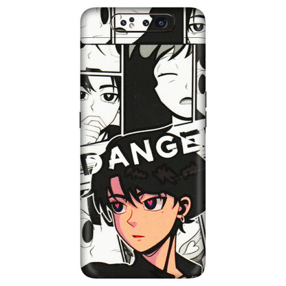Samsung A/S Series Phone Skins (All Models) - Danger Anime - 3D Embossed Finish (L-155) Samsung Galaxy A80