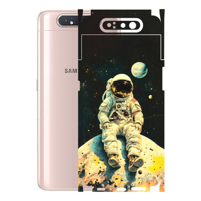 Samsung A/S Series Phone Skins (All Models) - Astronaut in Space - 3D Embossed Finish (L-16) Samsung Galaxy A80