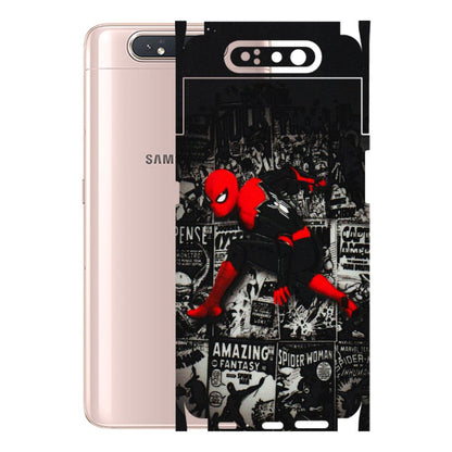 Samsung A/S Series Phone Skins (All Models) - SpiderMan New - 3D Embossed Finish (L-162) Samsung Galaxy A80