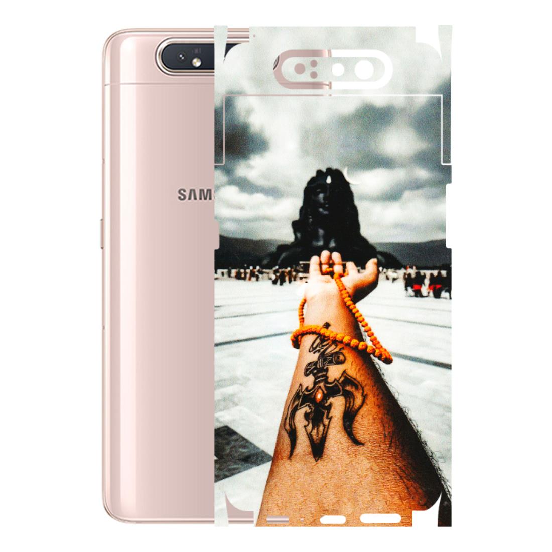Samsung A/S Series Phone Skins (All Models) - Jai Adiyogi Mahakaal - 3D Embossed Finish (L-164) Samsung Galaxy A80