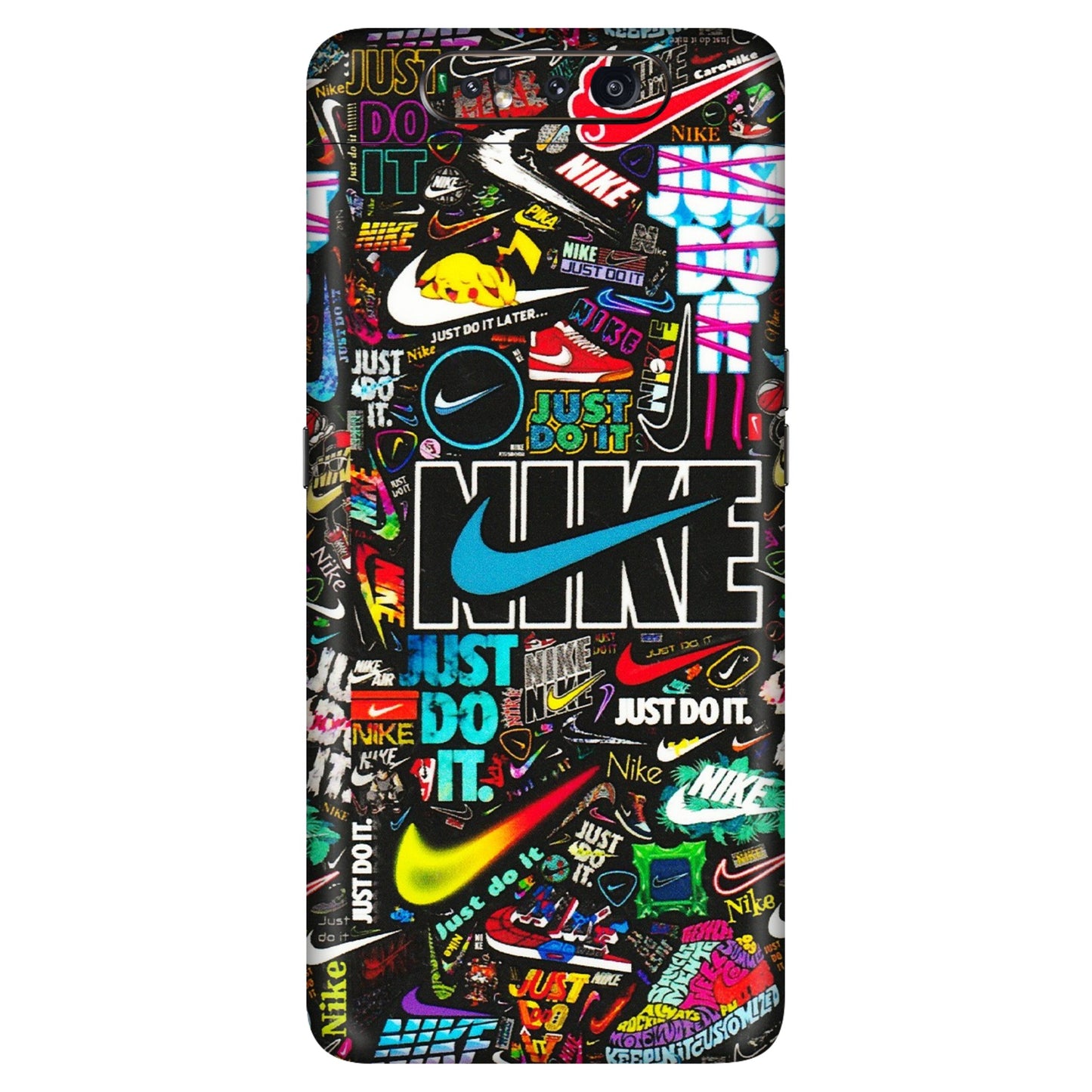 Samsung A/S Series Phone Skins (All Models) - Just Do It Doodles - 3D Embossed Finish (L-166) Samsung Galaxy A80
