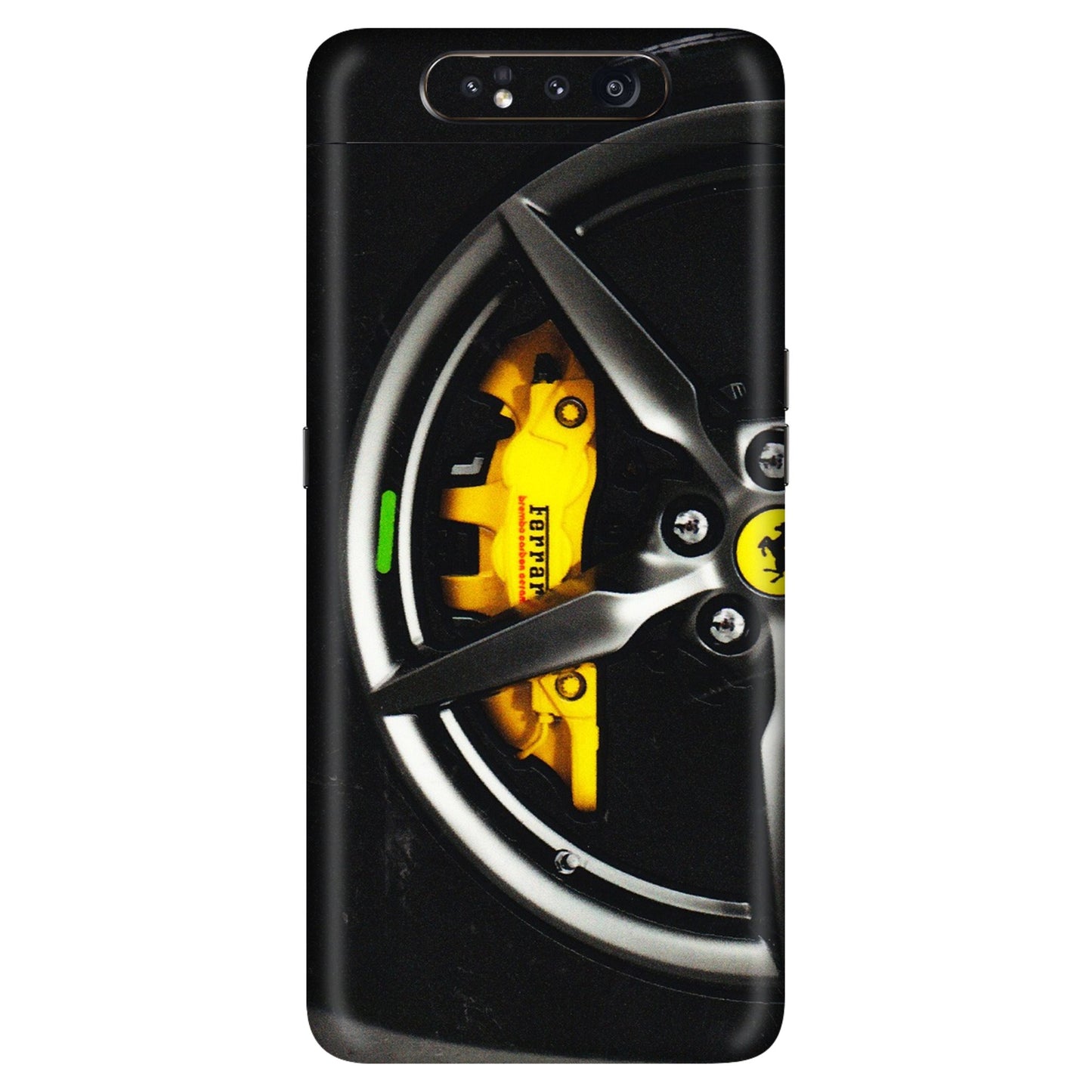 Samsung A/S Series Phone Skins (All Models) - Ferrari Wheel Alloy - 3D Embossed Finish (L-173) Samsung Galaxy A80