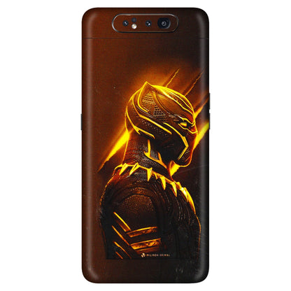 Samsung A/S Series Phone Skins (All Models) - Gold Black Panther - 3D Embossed Finish (L-181) Samsung Galaxy A80
