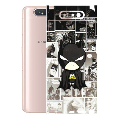 Samsung A/S Series Phone Skins (All Models) - Toon Batman - 3D Embossed Finish (L-182) Samsung Galaxy A80