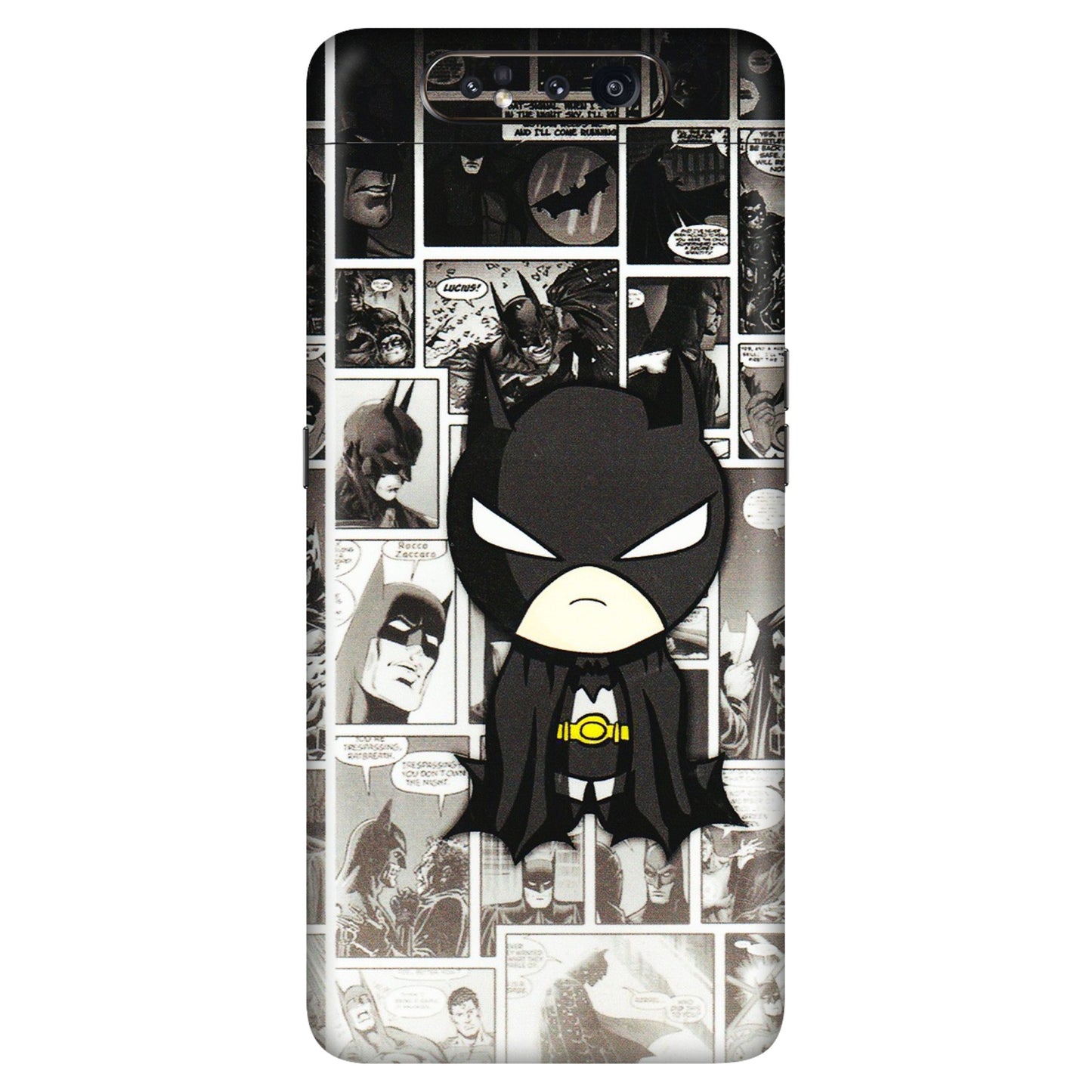 Samsung A/S Series Phone Skins (All Models) - Toon Batman - 3D Embossed Finish (L-182) Samsung Galaxy A80
