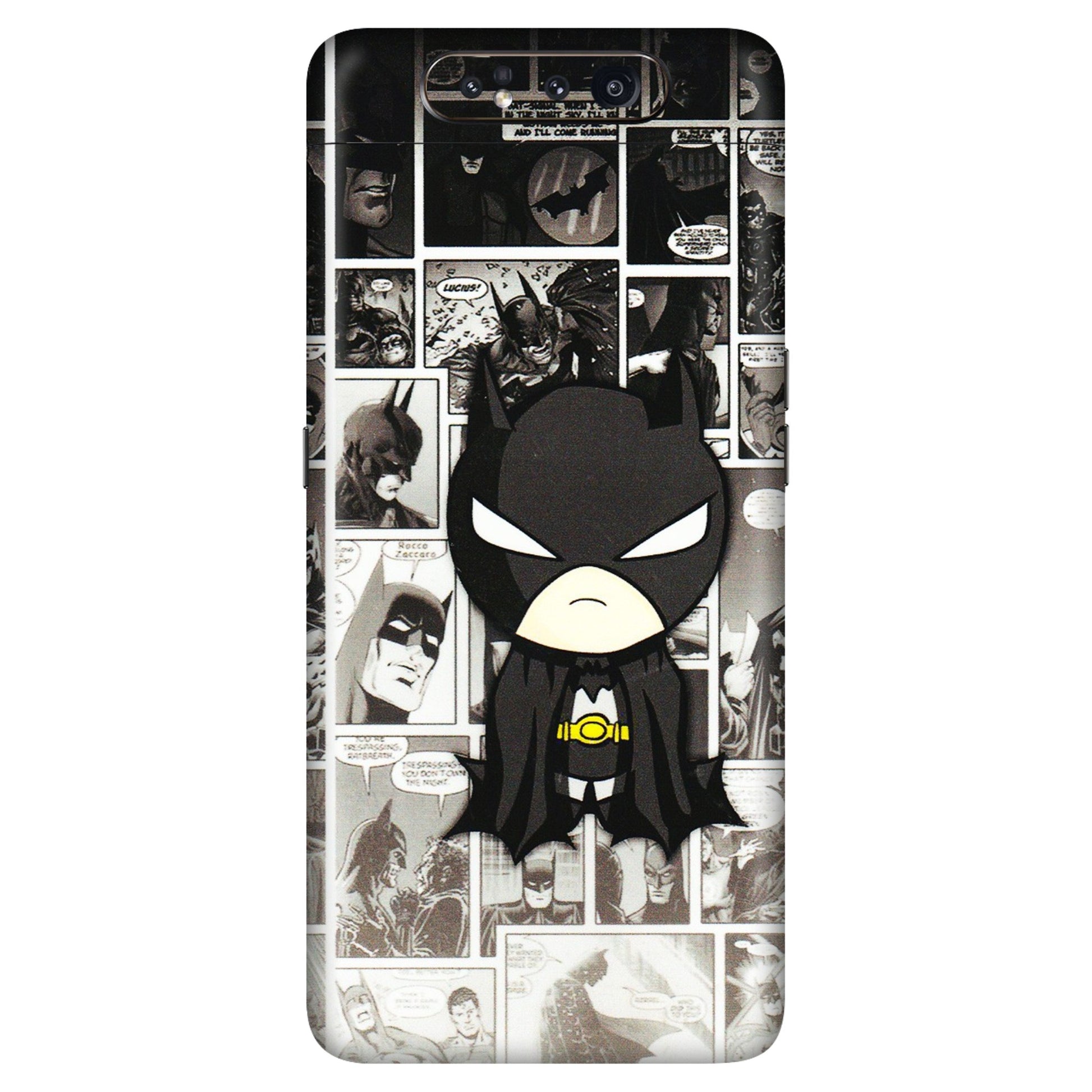 Samsung A/S Series Phone Skins (All Models) - Toon Batman - 3D Embossed Finish (L-182) Samsung Galaxy A80
