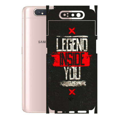 Samsung A/S Series Phone Skins (All Models) - Legend Inside You - 3D Embossed Finish (L-186) Samsung Galaxy A80