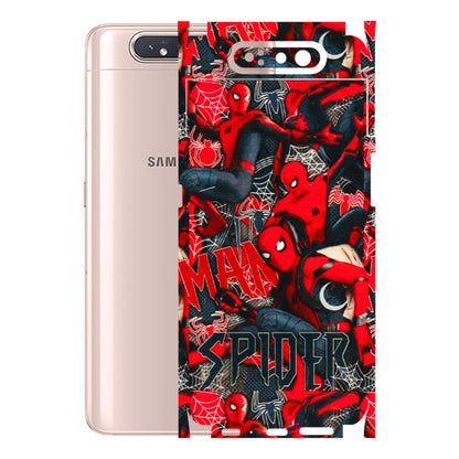 Samsung A/S Series Phone Skins (All Models) - SpiderMan Cool - 3D Embossed Finish (L-188) Samsung Galaxy A80