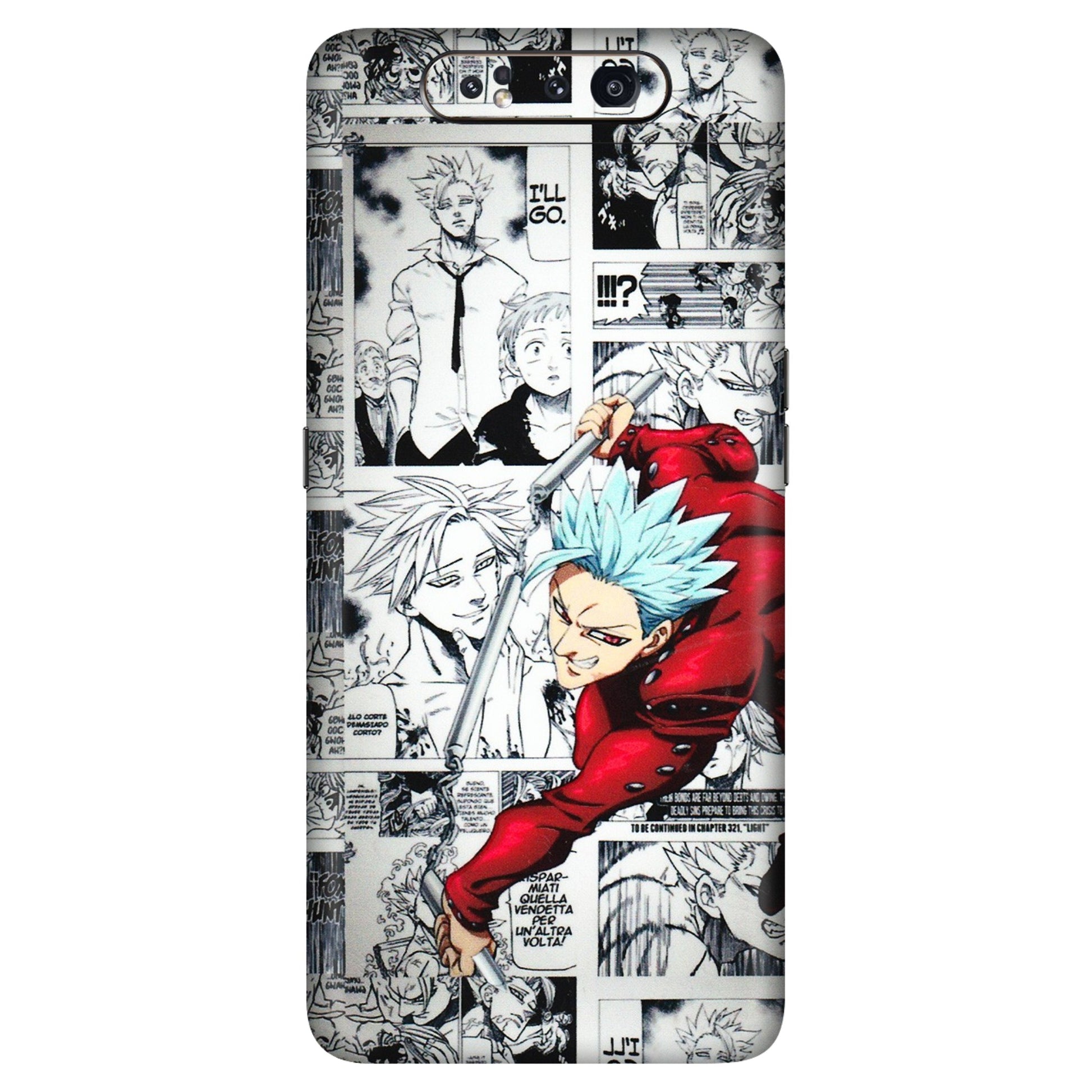 Samsung A/S Series Phone Skins (All Models) - Anime Comic - 3D Embossed Finish (L-192) Samsung Galaxy A80