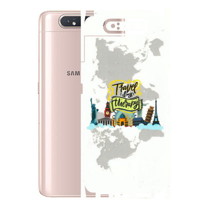 Samsung A/S Series Phone Skins (All Models) - Travel Therapy - 3D Embossed Finish (L-199) Samsung Galaxy A80