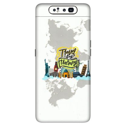 Samsung A/S Series Phone Skins (All Models) - Travel Therapy - 3D Embossed Finish (L-199) Samsung Galaxy A80