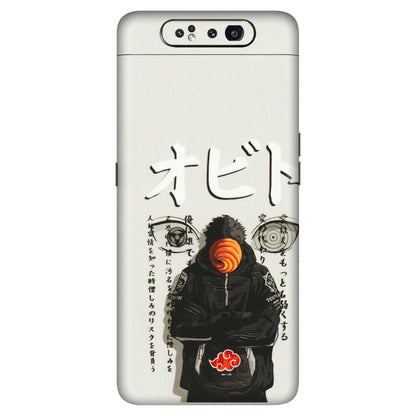 Samsung A/S Series Phone Skins (All Models) - Obito Anime Eye - 3D Embossed Finish (L-19) Samsung Galaxy A80