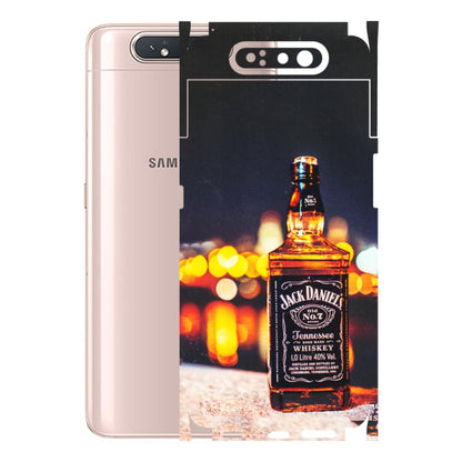 Samsung A/S Series Phone Skins (All Models) - JD Whiskey Bottle - 3D Embossed Finish (L-20) Samsung Galaxy A80