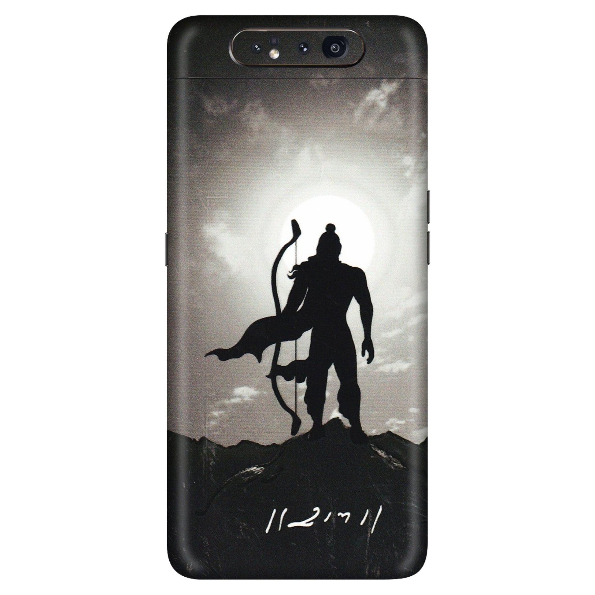 Samsung A/S Series Phone Skins (All Models) - Jai Siya Ram - 3D Embossed Finish (L-200) Samsung Galaxy A80