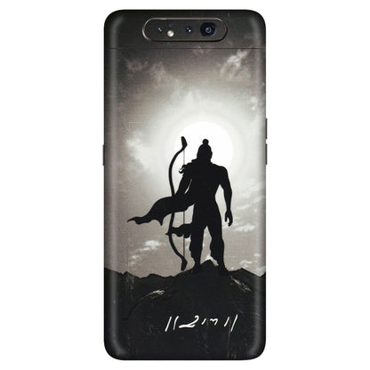 Samsung A/S Series Phone Skins (All Models) - Jai Siya Ram - 3D Embossed Finish (L-200) Samsung Galaxy A80