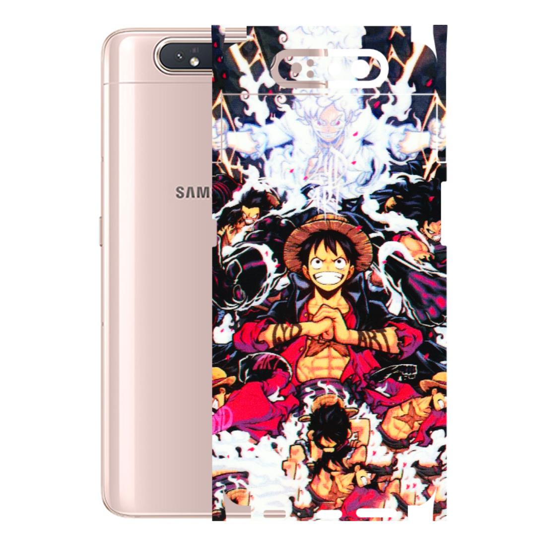 Samsung A/S Series Phone Skins (All Models) - Luffy Anime Character - 3D Embossed Finish (L-203) Samsung Galaxy A80