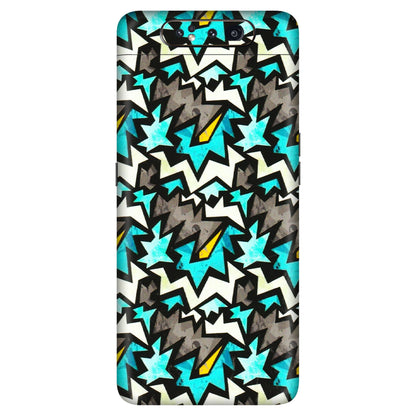 Samsung A/S Series Phone Skins (All Models) - Funky Zig Zag - 3D Embossed Finish (L-223) Samsung Galaxy A80