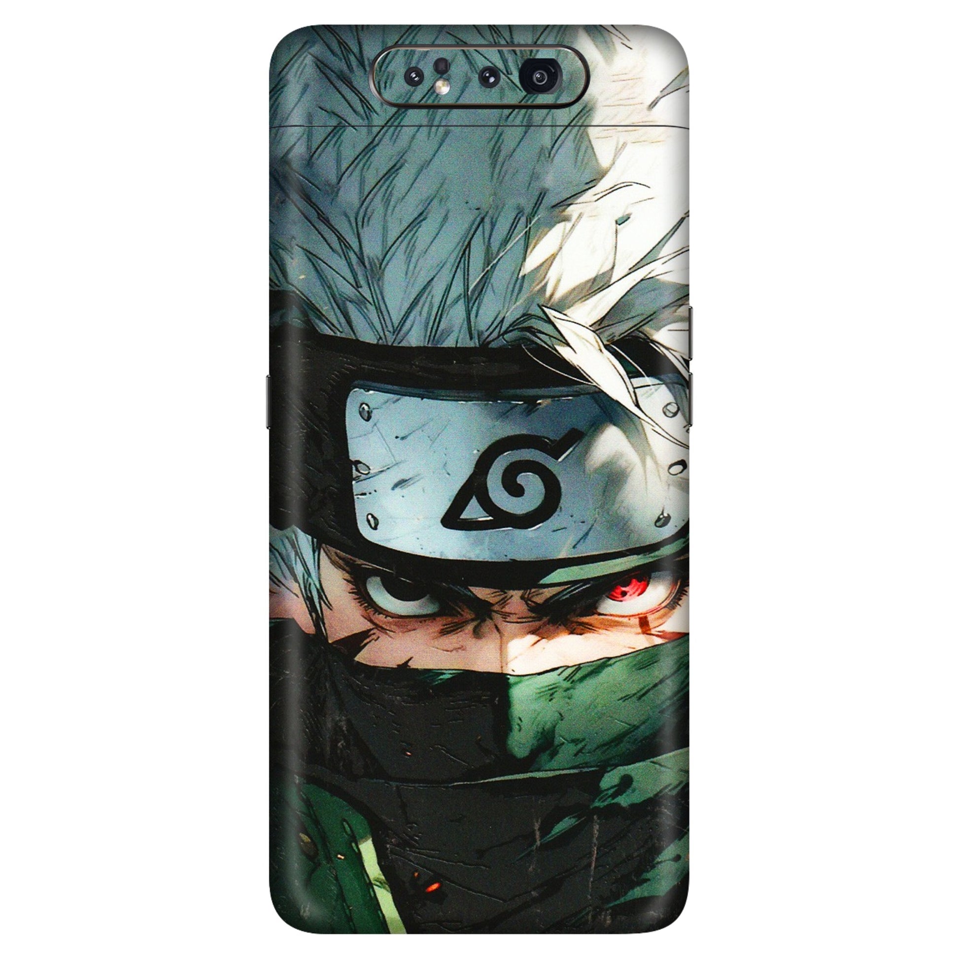 Samsung A/S Series Phone Skins (All Models) - Kakashi Red Eye Focus - 3D Embossed Finish (L-227) Samsung Galaxy A80