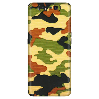 Samsung A/S Series Phone Skins (All Models) - Indian Military - 3D Embossed Finish (L-234) Samsung Galaxy A80