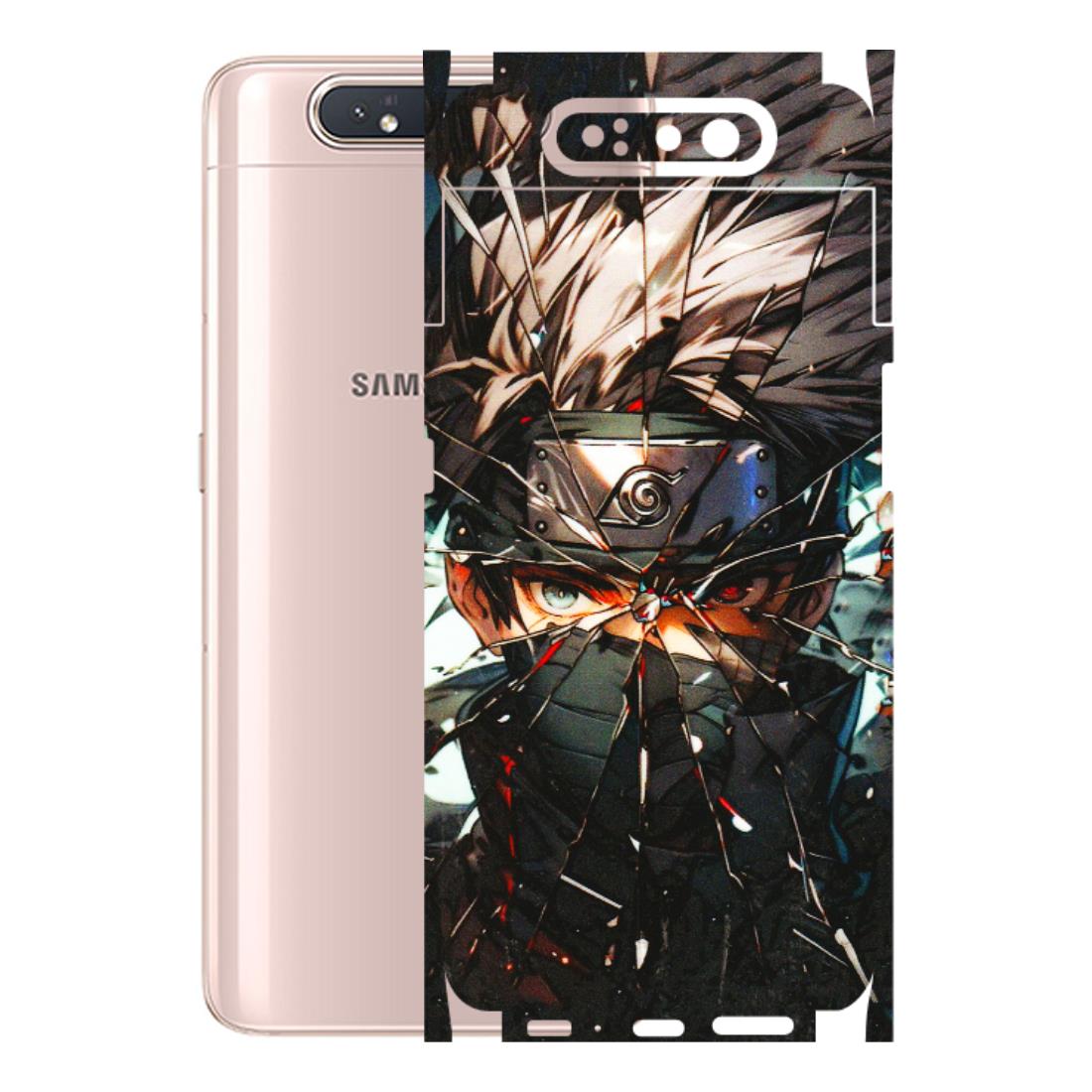 Samsung A/S Series Phone Skins (All Models) - Kakashi Shattered Glass Effect - 3D Embossed Finish (L-237) Samsung Galaxy A80