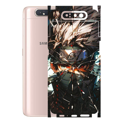 Samsung A/S Series Phone Skins (All Models) - Kakashi Shattered Glass Effect - 3D Embossed Finish (L-237) Samsung Galaxy A80