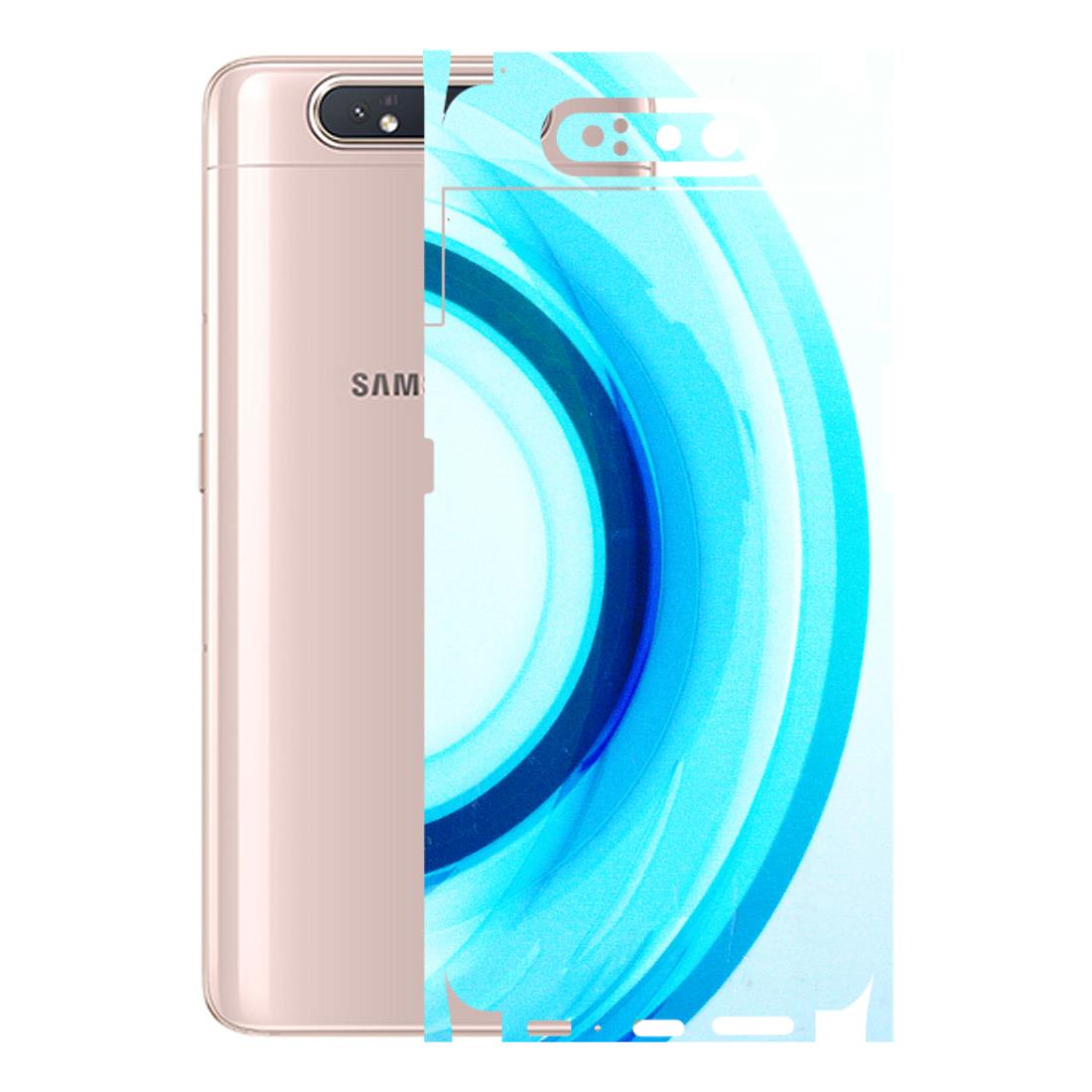 Samsung A/S Series Phone Skins (All Models) - The Blue Curve - 3D Embossed Finish (L-244) Samsung Galaxy A80