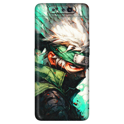 Samsung A/S Series Phone Skins (All Models) - Kakashi Side Profile - 3D Embossed Finish (L-249) Samsung Galaxy A80
