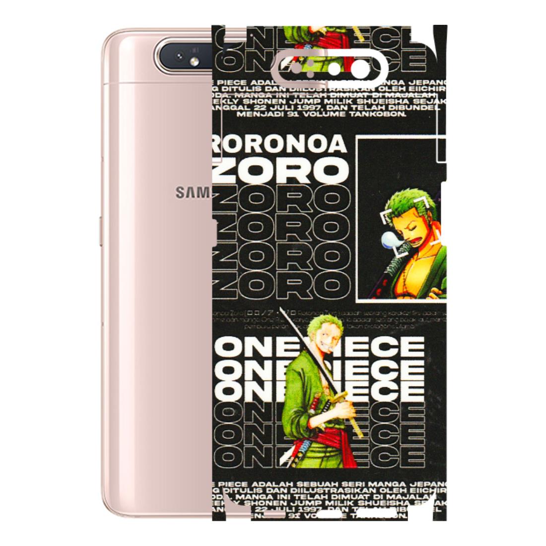 Samsung A/S Series Phone Skins (All Models) - One Piece Zoro - 3D Embossed Finish (L-250) Samsung Galaxy A80