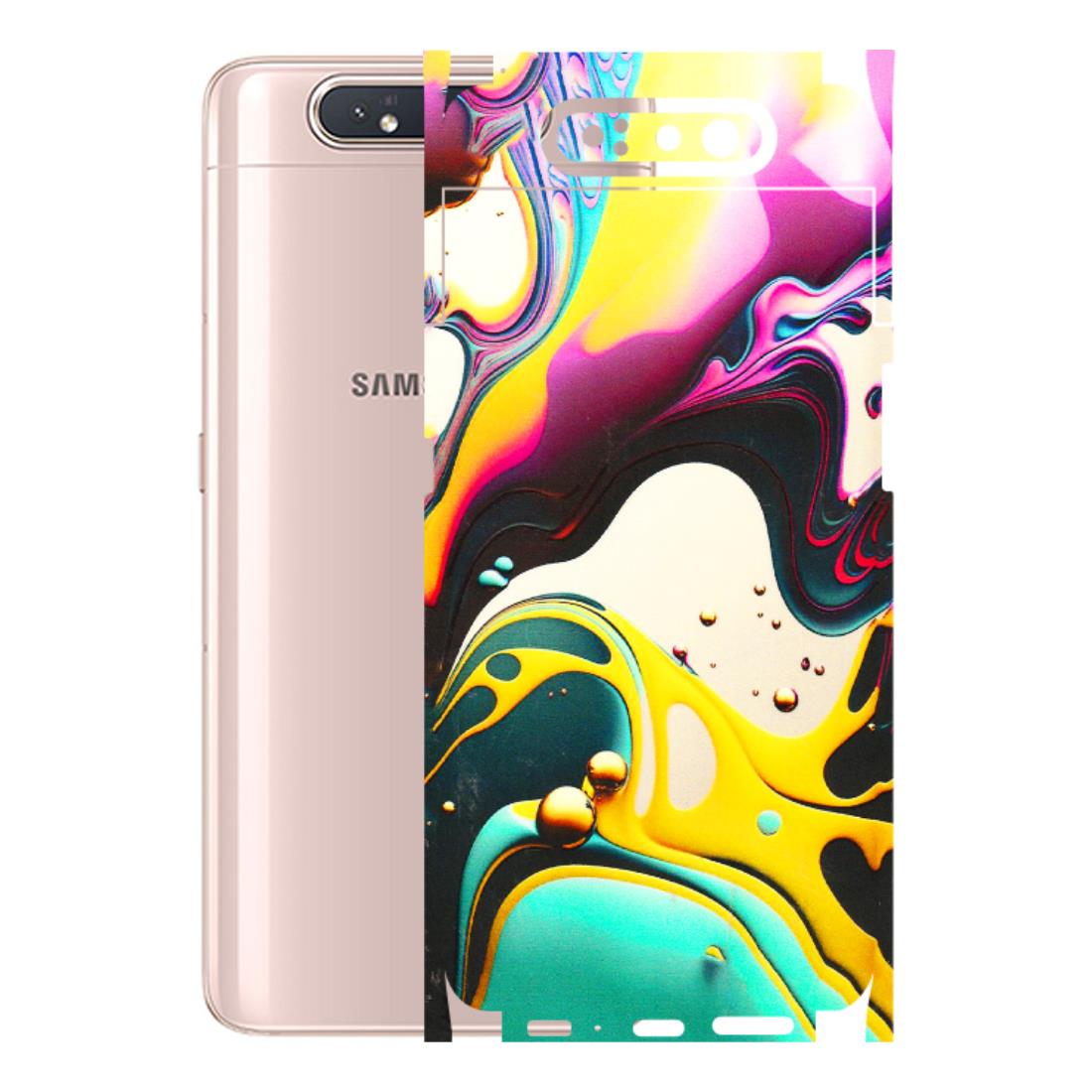 Samsung A/S Series Phone Skins (All Models) - Multicolor Abstract pattern - 3D Embossed Finish (L-254) Samsung Galaxy A80
