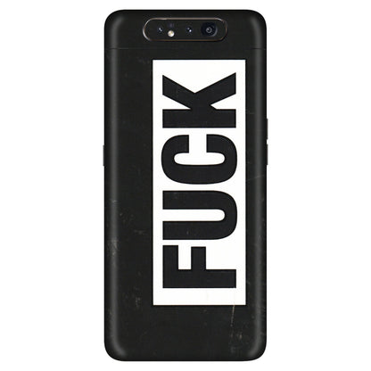 Samsung A/S Series Phone Skins (All Models) - The F Word - 3D Embossed Finish (L-255) Samsung Galaxy A80