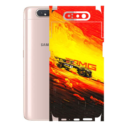 Samsung A/S Series Phone Skins (All Models) - AMG Car Speed Cover - 3D Embossed Finish (L-256) Samsung Galaxy A80